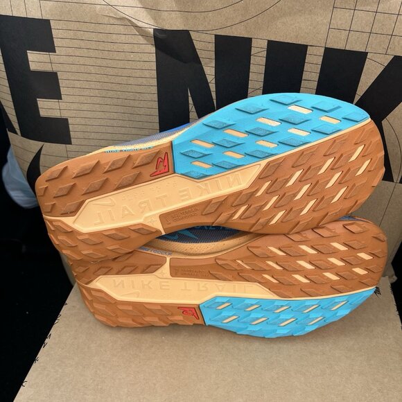 NEW Nike Pegasus Trail 5 GTX Gore Tex Blue Copper Moon FQ0908-400 Size 8 - Picture 5 of 6